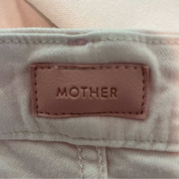 Mother The Looker Ankle Step Fray in So Far Gone (Pink) - Picture 6 of 9